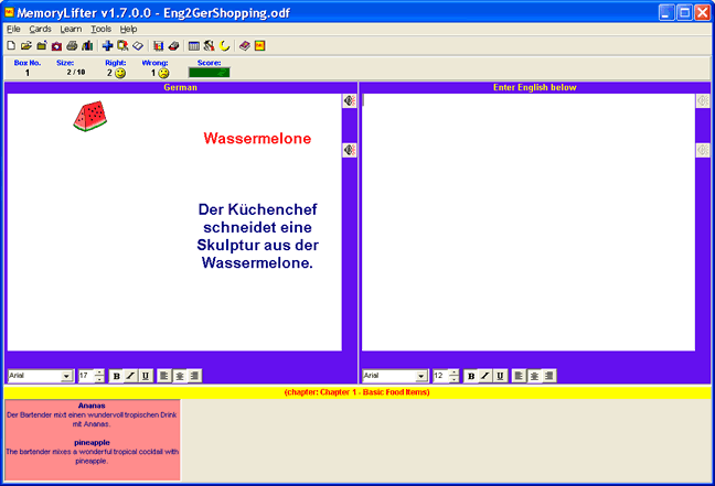 MemoryLifter Screenshot